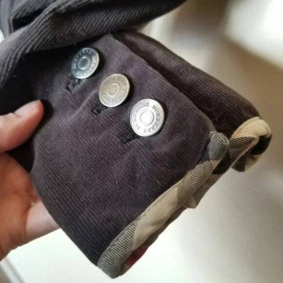 Burberry Brown Corduroy Blazer Single Breasted - Picture 10 of 14